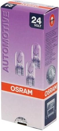 OSRAM Automobilinė lemputė 3W 24V W2.1x9.5D 1vnt