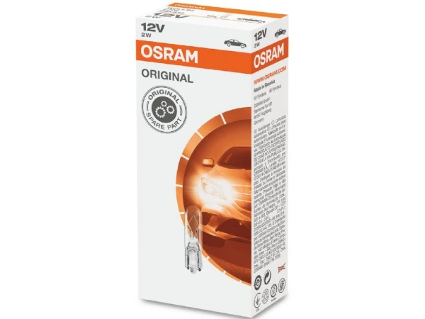 OSRAM Automobilinė lemputė 2W 12V W2X4.6D 1vnt