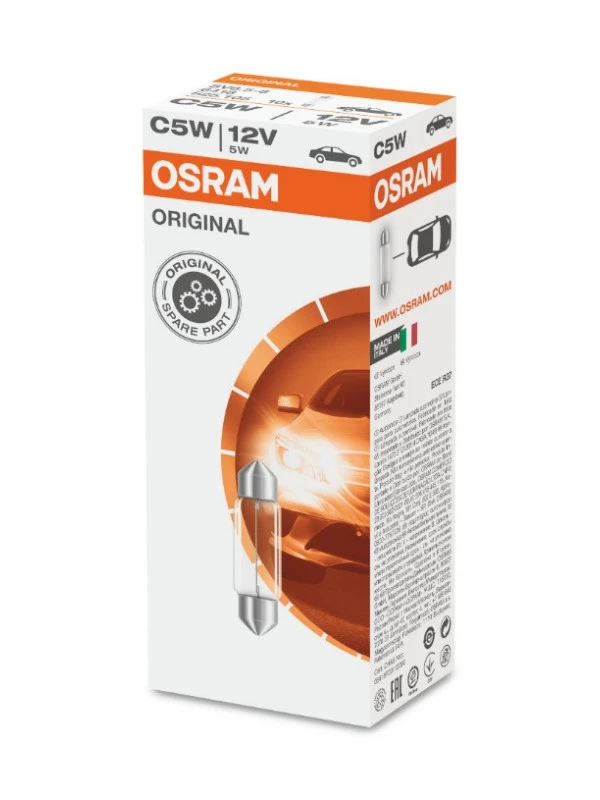 OSRAM Automobilinė lemputė 5W 12V SV8.5-8 1vnt