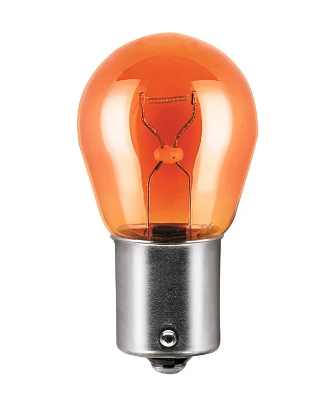 OSRAM Automobilinė lemputė 21W 12V BAU15S (geltona) 1vnt