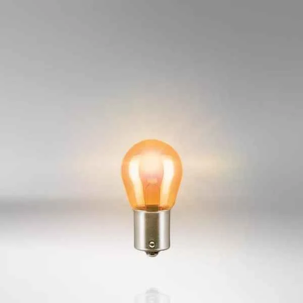 OSRAM Automobilinės lemputės 21W 12V BAU15S (geltona) 2vnt