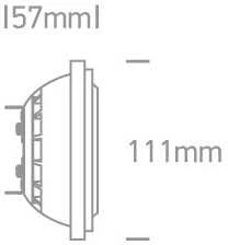 13W LED lemputė, R111, 3000K, 7513A/W