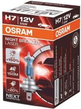 Osram lemputės Night Breaker lazerinis,+150%, H7, 55W, 1vnt 64210NL