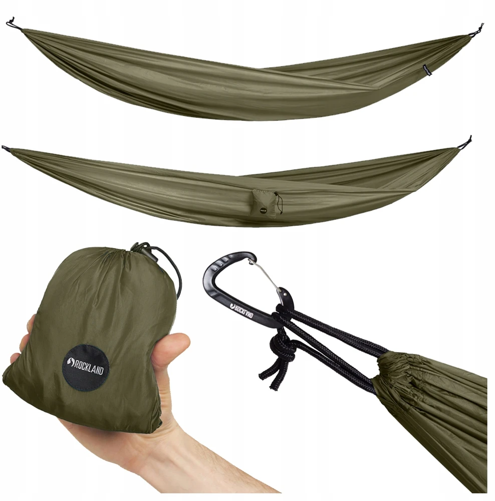 Rockland Canyon Single Ultralight – ultralengvas vienvietis hamakas Dark Žalias