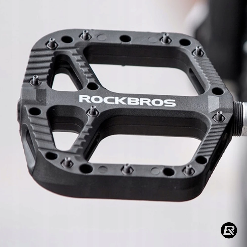 LENGVI, ILGUS PLATFORMOS PEDALAI SU KAIŠTIMIS, UNIVERSALUS ROCKBROS RINKINYS