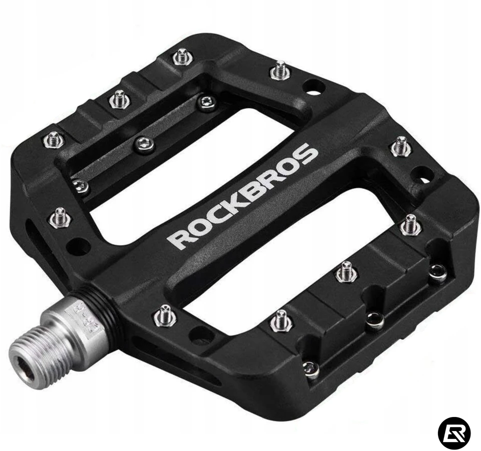 LENGVI, ILGUS PLATFORMOS PEDALAI SU KAIŠTIMIS, UNIVERSALUS ROCKBROS RINKINYS