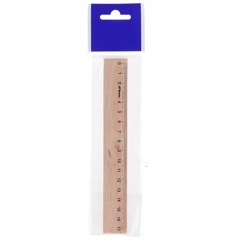 Leniar medinė liniuotė 16cm