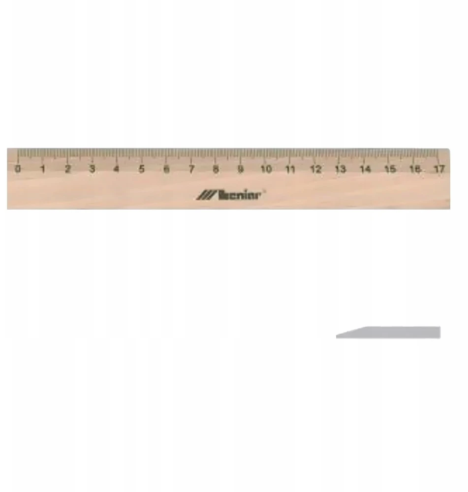 Leniar medinė liniuotė 16cm