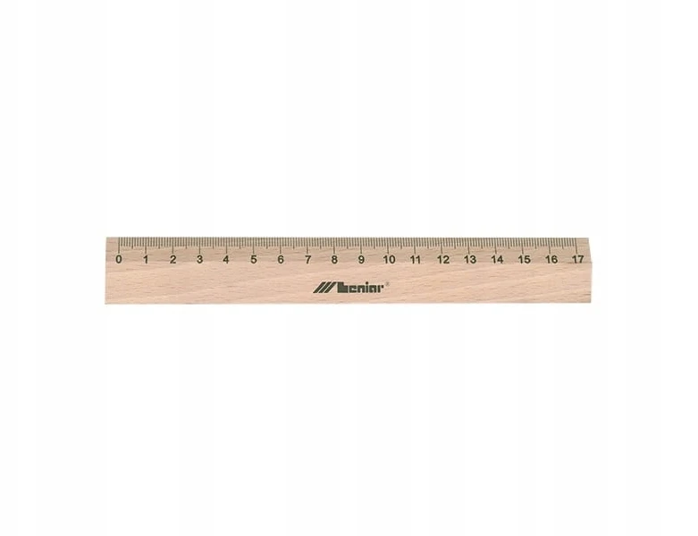 Leniar medinė liniuotė 16cm