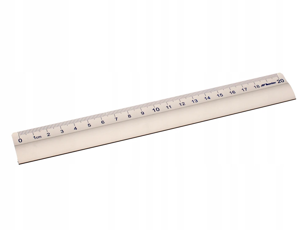 Leniar Metalinė liniuotė 20cm, skirta biurui ir mokyklai