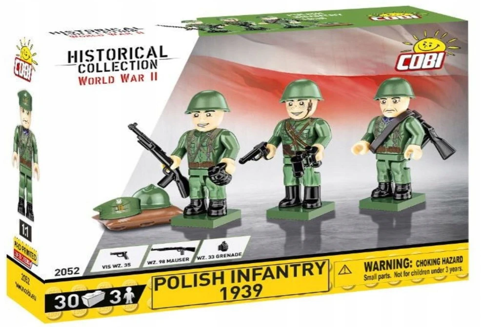 Lenkijos pėstininkų figūrėlės Cobi Klocki 1939, 33 d.