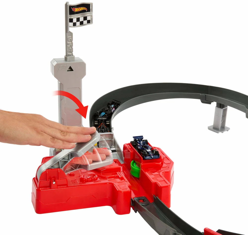 Mattel HOT WHEELS F1 lenktynių trasos rinkinys – Racing Sprint (JDY15)