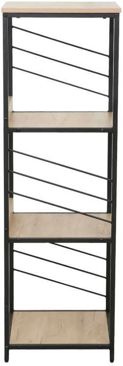 Home4You Lentyna DIMITRA 40x40xH124cm Rustic stiliaus Juoda