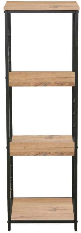 Home4You Lentyna DIMITRA 40x40xH124cm Rustic stiliaus Juoda