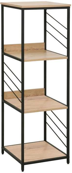 Home4You Lentyna DIMITRA 40x40xH124cm Rustic stiliaus Juoda