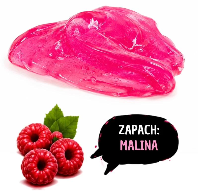 Leo Creative SLIME SET kvapioji avietė be klijų, „pasidaryk pats“ pudra 20 gleivių + aktyvatorius