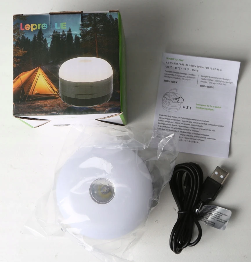 Lepro 3300010 Camping Lamp