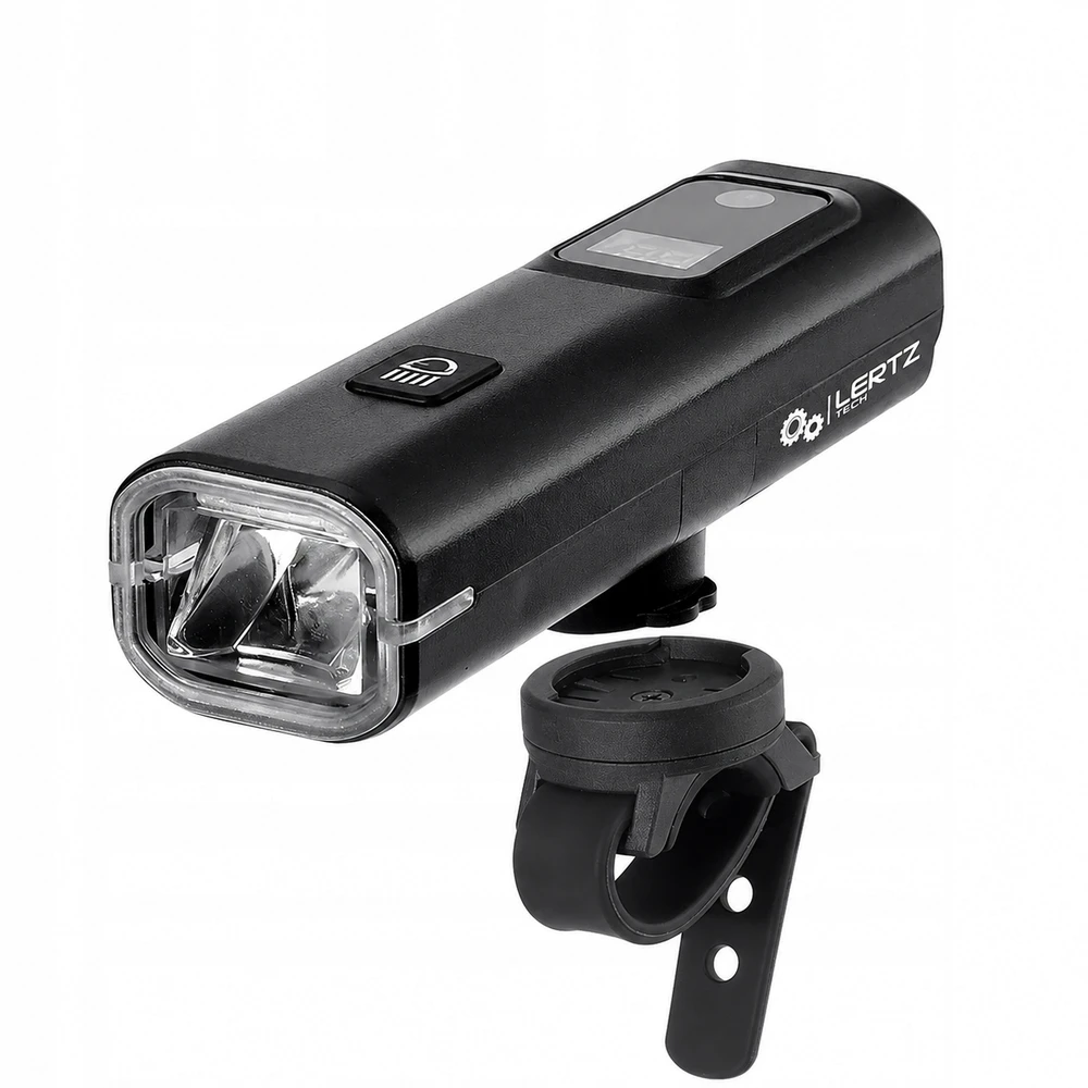 Lertz Galingas DVIRAČIO PRIEKINIS LEMPAS LED 5000K žibintuvėlis SENSOR LIGHT SENSOR