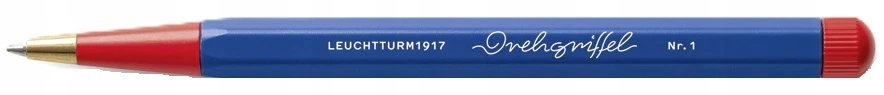 Leuchtturm1917 Drehgriffel Bauhaus tušinukas Mėlyna ir raudona