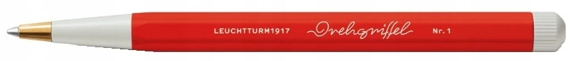 Leuchtturm1917 Drehgriffel rašiklis, gelinis, raudonasis "lobster"