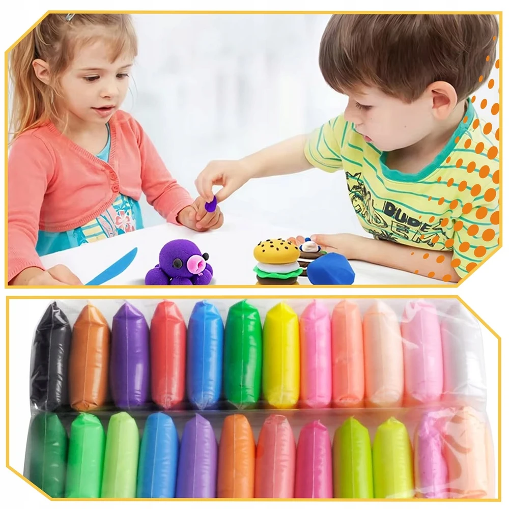 Lewer 96 Vnt. RINKINYS Plastilinas SENSO POLYMER CAY putplastis DOVANA VAIKAMS