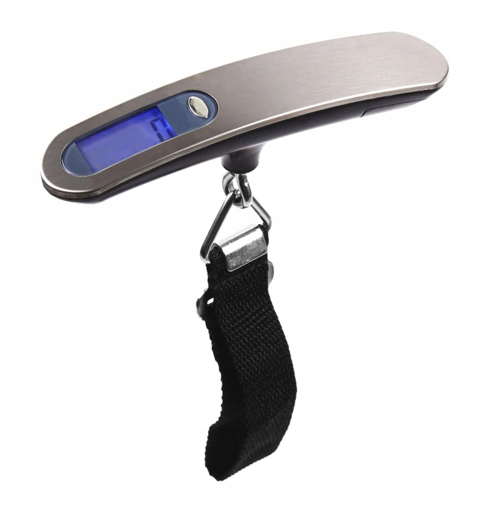 Lewer HOOK TRAVEL BAGAŽO svarstyklės, TURISTAS, ORO UOSTAS, RANKINIS LCD, IKI 50KG