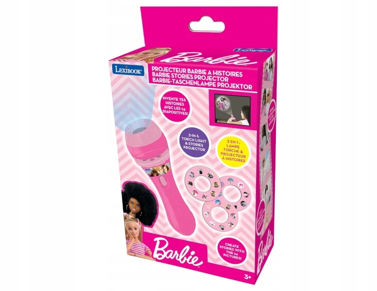 Lexibook Barbie projektorinė lempa - žibintuvėlis 3+ vaikams