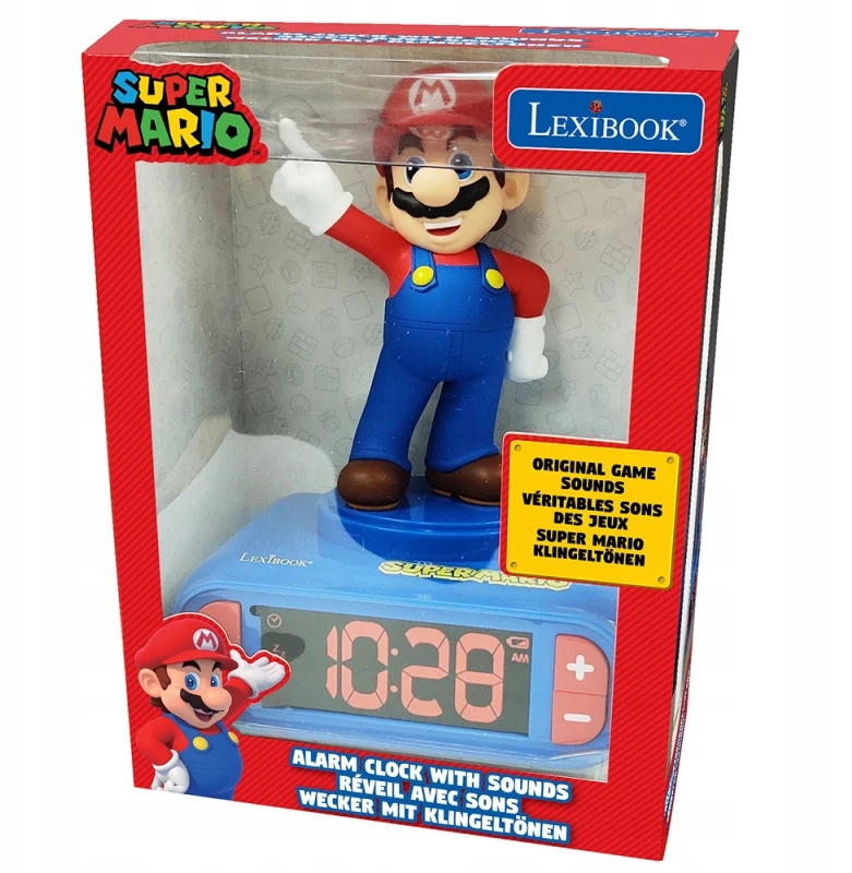 Lexibooksuper Mario Lexibook - Super Mario - Žadintuvas 3D (RL800NI)