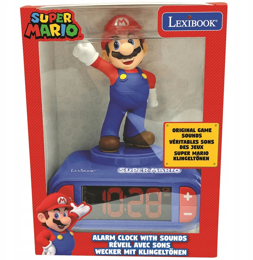 Lexibooksuper Mario Lexibook - Super Mario - Žadintuvas 3D (RL800NI)