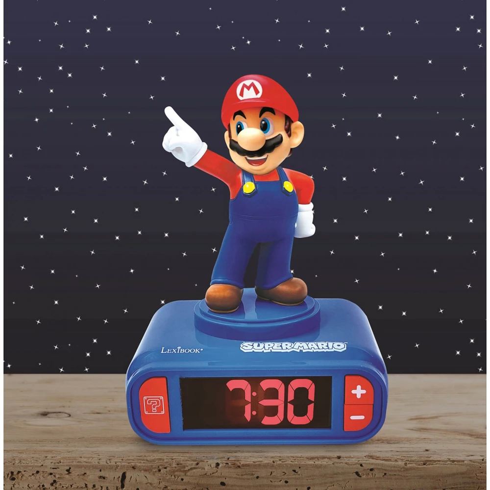 Lexibooksuper Mario Lexibook - Super Mario - Žadintuvas 3D (RL800NI)