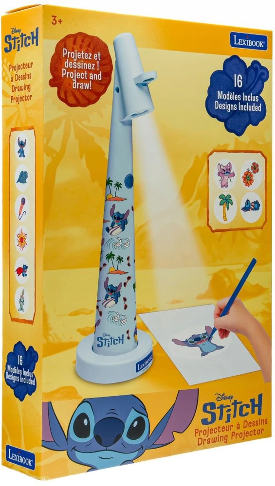 LEXIBOOK Stitch Creative Set CRP10D piešimo projektorius
