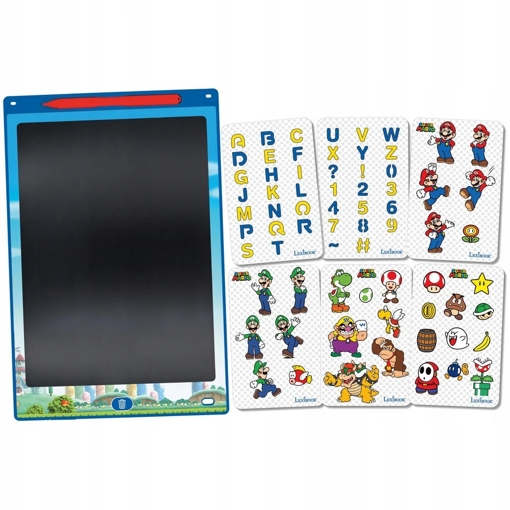 Lexibook Super Mario elektroninis planšetinis kompiuteris – kūrybiškas mokymasis ir pramogos vaikams
