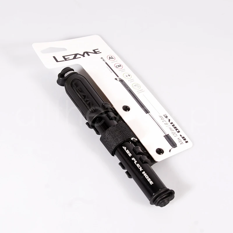 Lezyne Cnc Drive Hp Small rankinė dviračio pompa, juoda