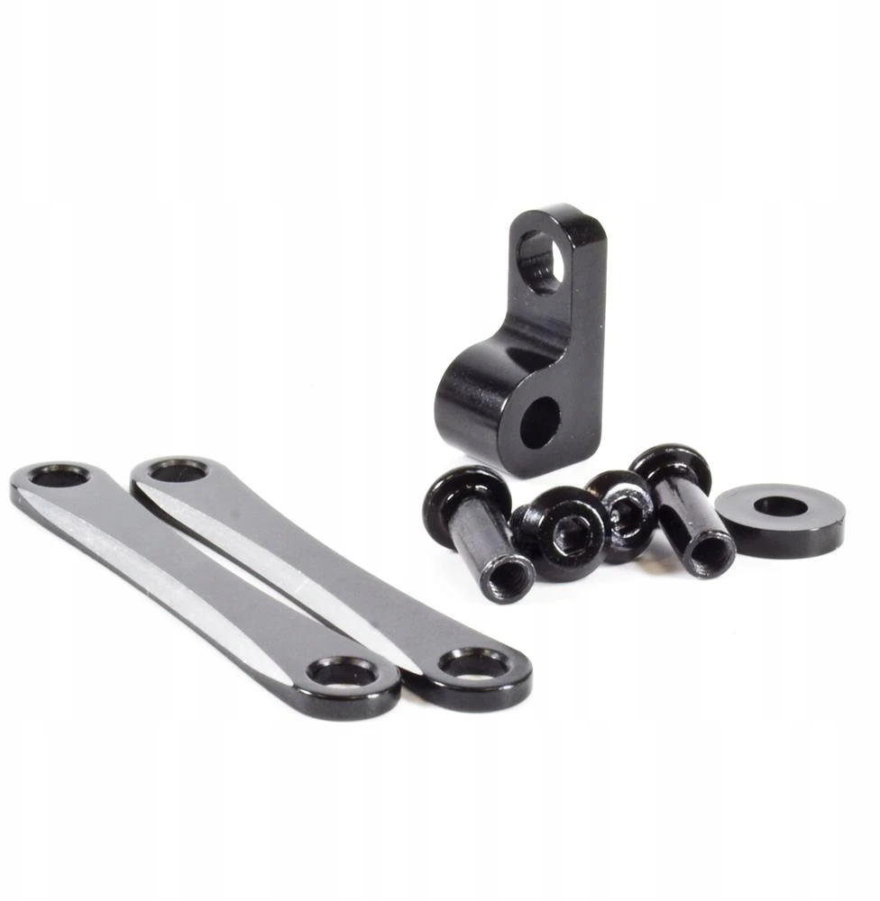 Lezyne E-Bike Aluminum Fork Mount šviesos laikiklis - juodas, aliuminis