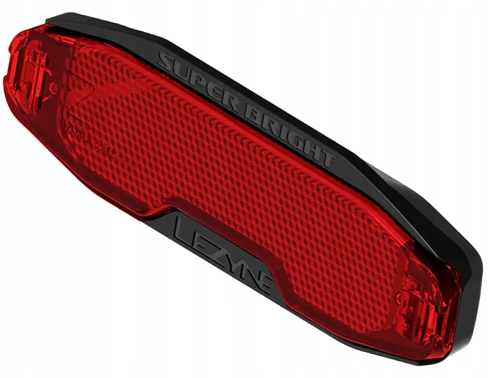 Lezyne E-bike Super Bright Stvzo E12 galinis žibintas, juodas