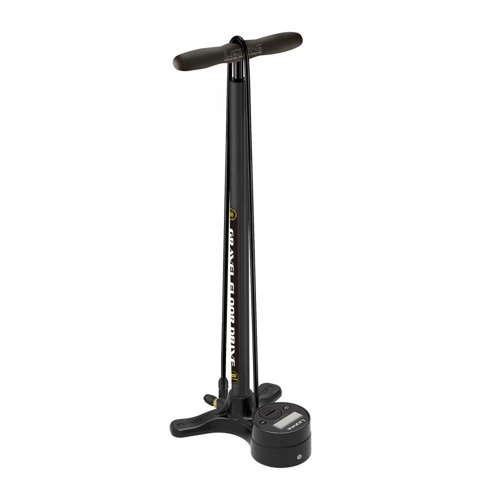 Lezyne Gravel Digital Drive dviračio pompa, 100 Psi, juoda