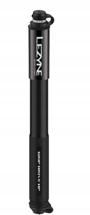 Lezyne Grip Drive Hp M - Kompaktinė dviračio pompa, juoda