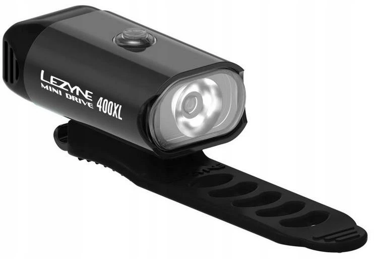Lezyne Mini Drive 400 priekinė dviračio lemputė, 400 lm, Usb, juoda