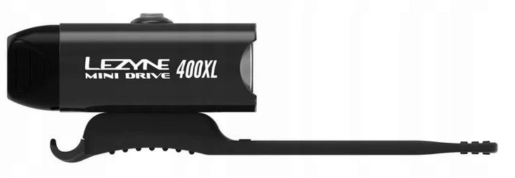 Lezyne Mini Drive 400 priekinė dviračio lemputė, 400 lm, Usb, juoda