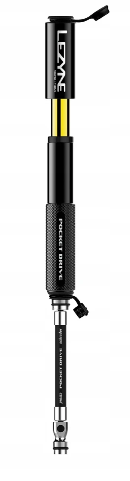 Lezyne Pocket Drive Hp mini dviratininko pompa, 160psi