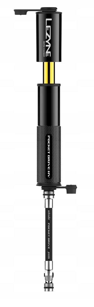 Lezyne Pocket Drive Hp mini dviratininko pompa, 160psi