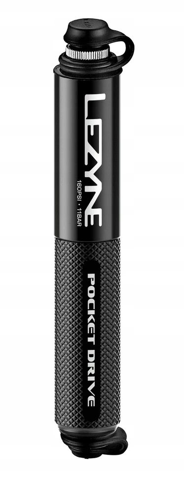 Lezyne Pocket Drive Hp mini dviratininko pompa, 160psi