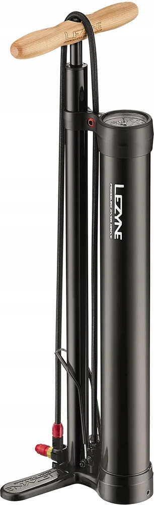 Lezyne Pressure Over Drive Abs-1 Pro grindinė pompikė, 220psi, juoda