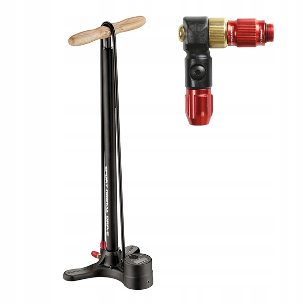 Lezyne Sport Digital Drive 220psi - aukšto slėgio dviračio pompa