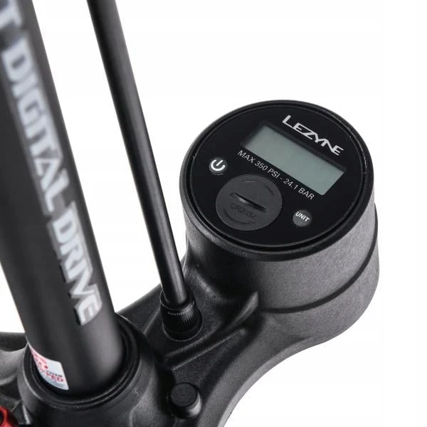 Lezyne Sport Digital Drive 220psi - aukšto slėgio dviračio pompa