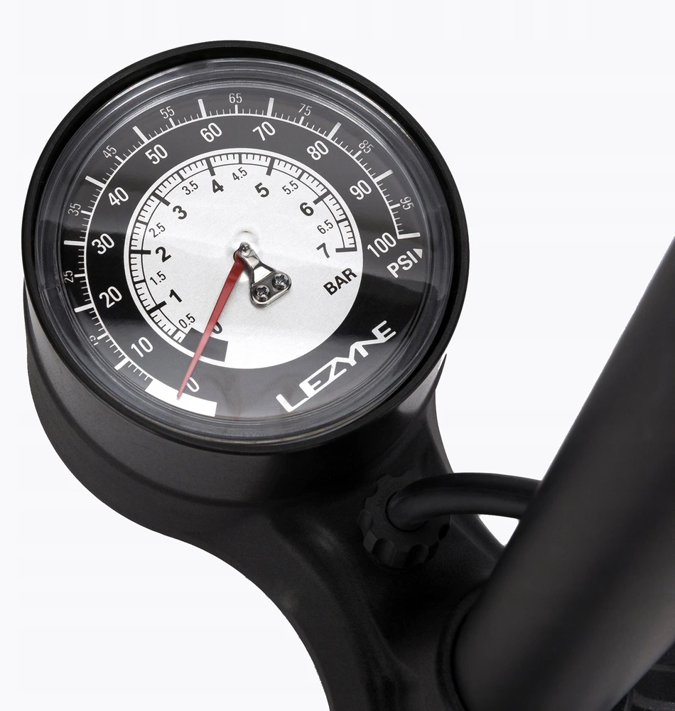 Lezyne Sport Gravel Drive Pompka Rowerowa su Manometrem, 220 Psi