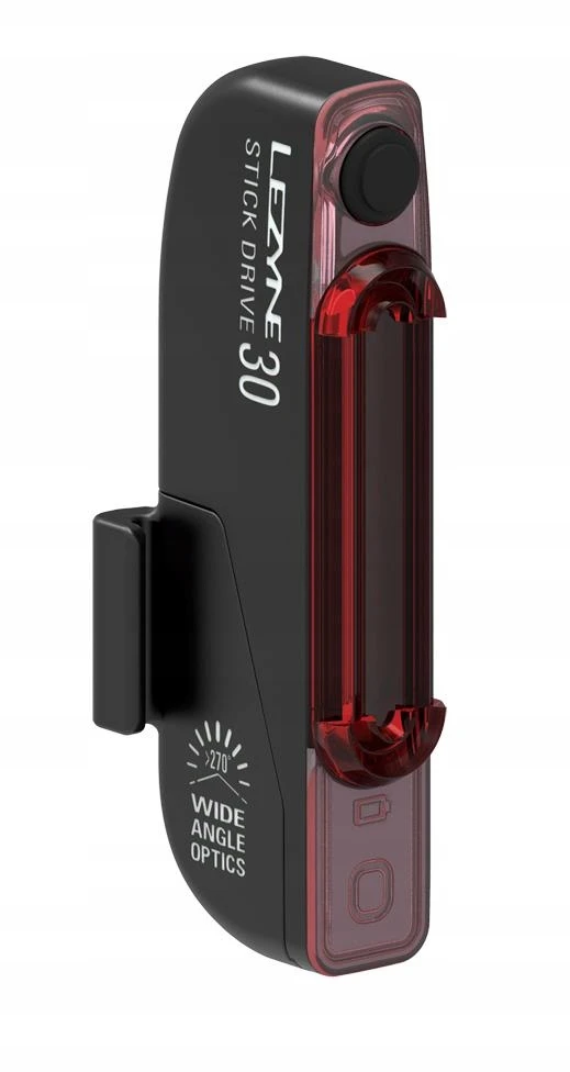 Lezyne Stick Drive galinis dviračio žibintas 30 lm, Usb, juodas