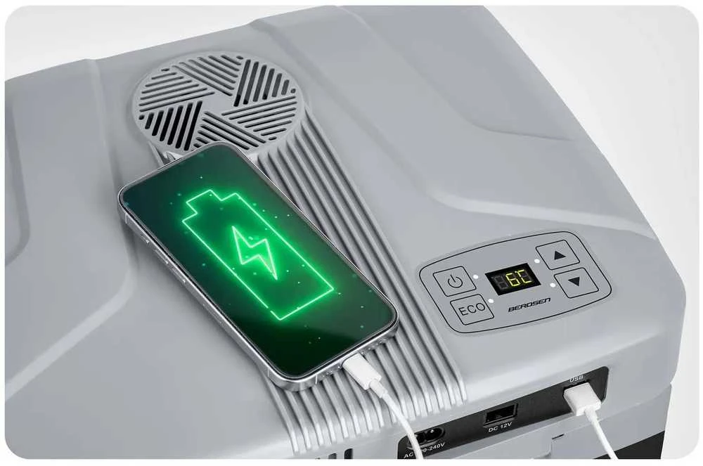 LG „Berdsen Icemax“ 26 litrų ECO režimo kelioninis aušintuvas – juodas
