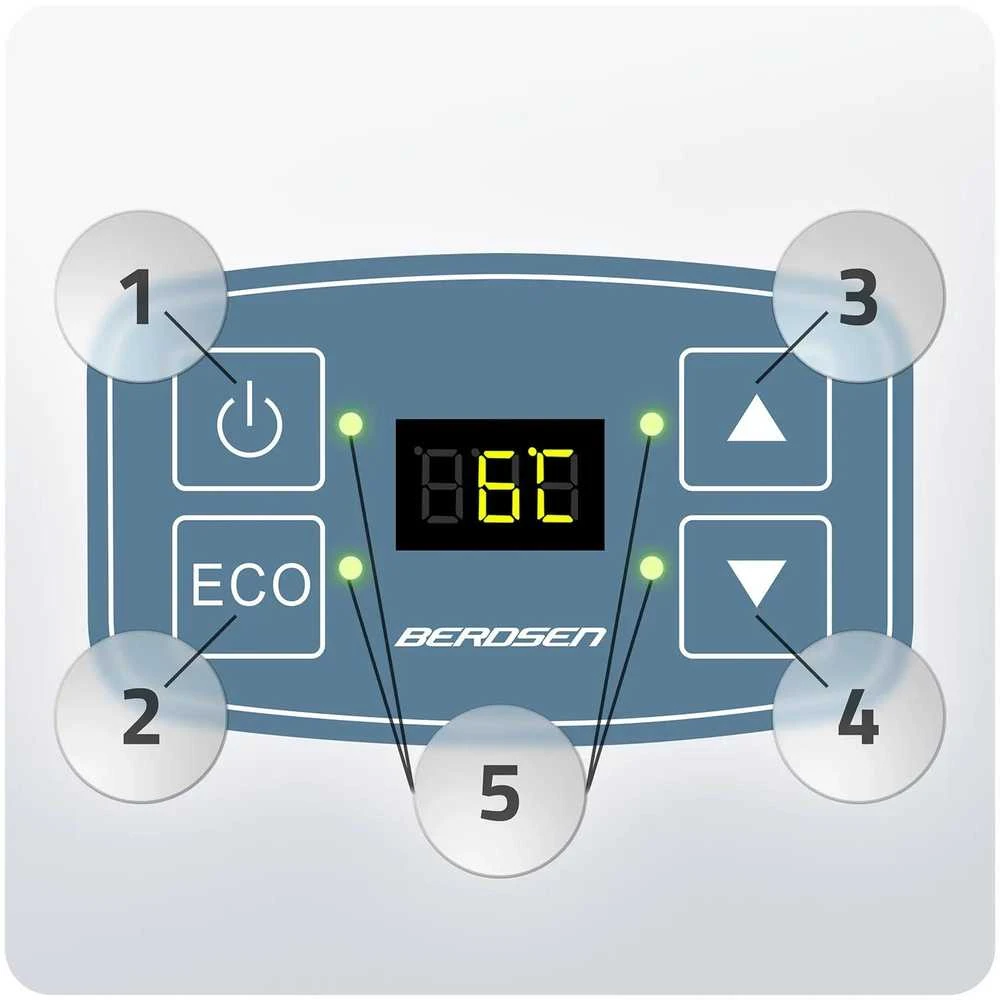 LG „Berdsen Icemax“ 26 litrų ECO režimo kelioninis aušintuvas – mėlynas