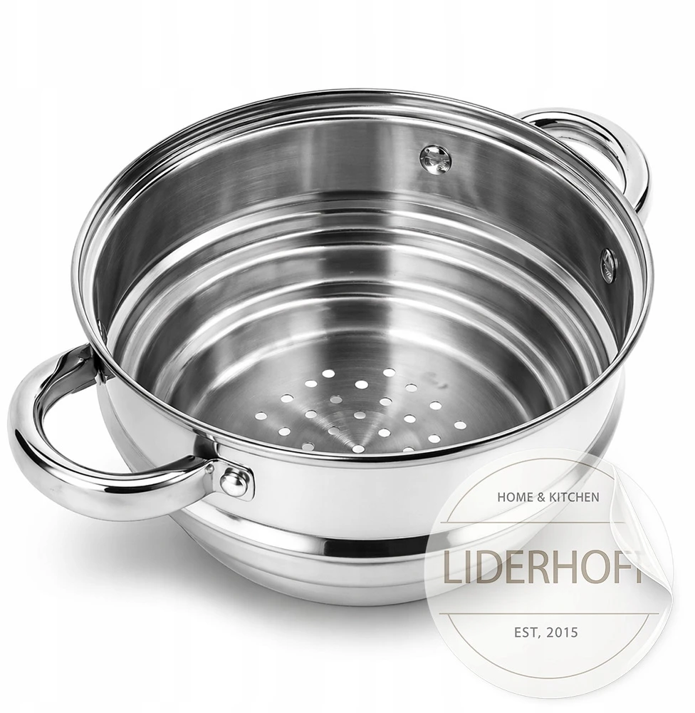 Liderhoff Garinimo įdėklas, sietelis, garintuvas puodui, kurio skersmuo Ø 16cm/18cm/20cm